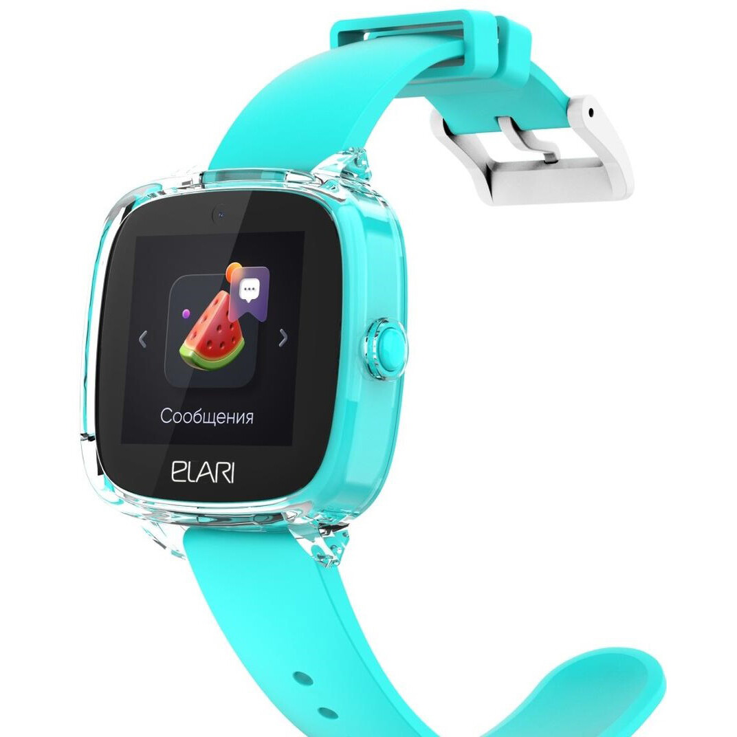 Умные часы Elari KidPhone Fresh 4G Green - фото 4
