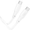Кабель USB Type-C - USB Type-C, 2м, HOCO X93 Force White (HC-90705) - фото 4