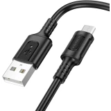 Кабель USB A (M) - microUSB B (M), 1м, Borofone BX111 Black (6941991115066)