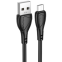 Кабель USB A (M) - microUSB B (M), 1м, Borofone BX121 Black - B-23047