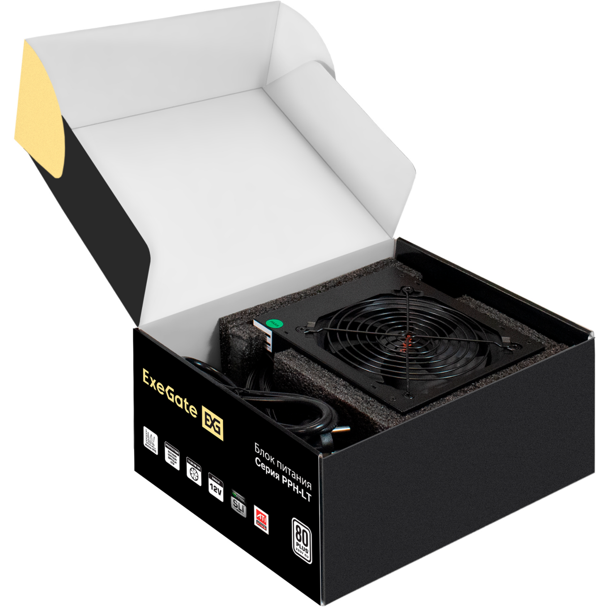 Блок питания 600W ExeGate 600PPH-LT-S - EX282044RUS-S - фото 9