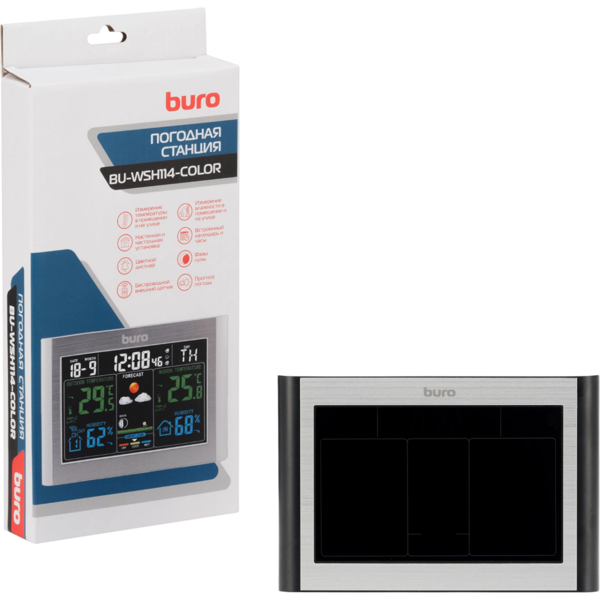 Метеостанция Buro BU-WSH114-COLOR - фото 5