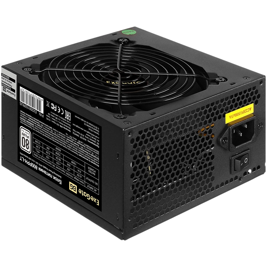 Блок питания 800W ExeGate 800PPH-LT-OEM (EX292152RUS-OEM) - фото 2