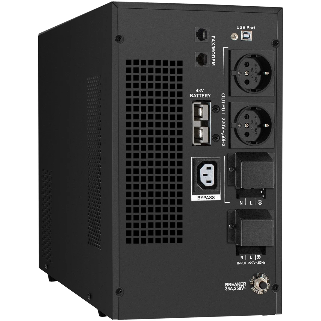 ..... ИБП ExeGate SineTower SZ-5000.LCD.AVR.2SH.1C13.T.RJ.USB (7307) Б/У повреждена упаковка - EX295991RUS - фото 2