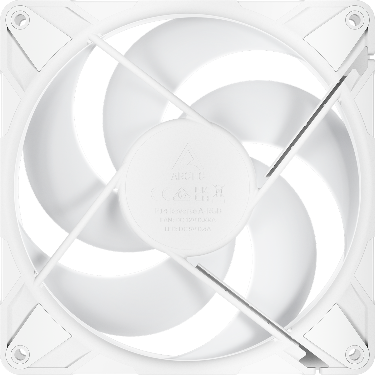 Вентилятор для корпуса Arctic P14 Pro Reverse A-RGB White - ACFAN00324A - фото 4