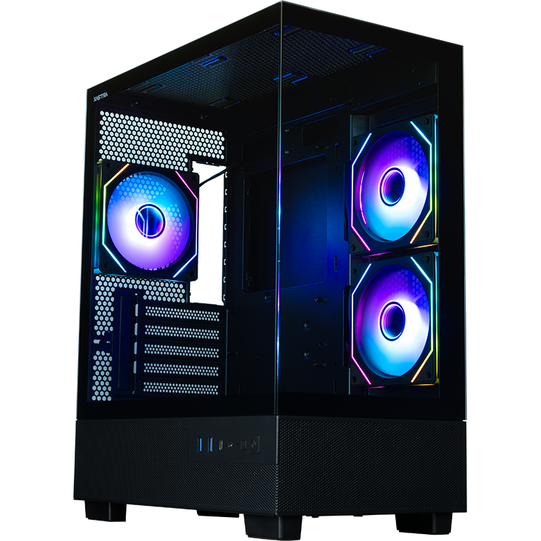 Корпус XASTRA Q400M 3ARGB-C6-UC Black - Q400M-3FM12A-C6-UC - фото 2