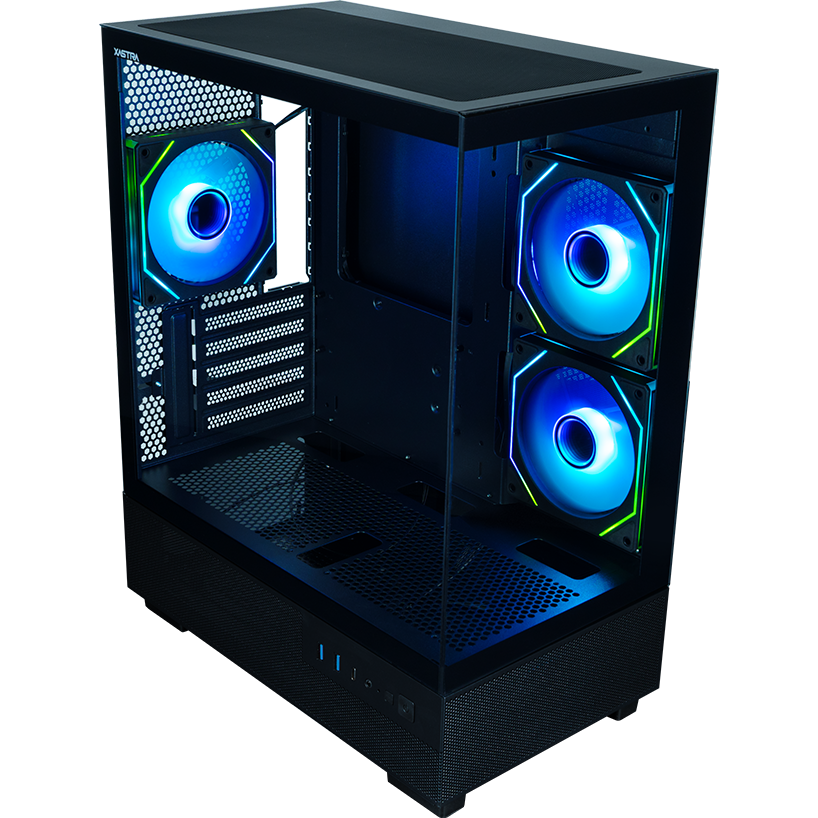 Корпус XASTRA Q400M 3ARGB-C6-UC Black - Q400M-3FM12A-C6-UC - фото 5