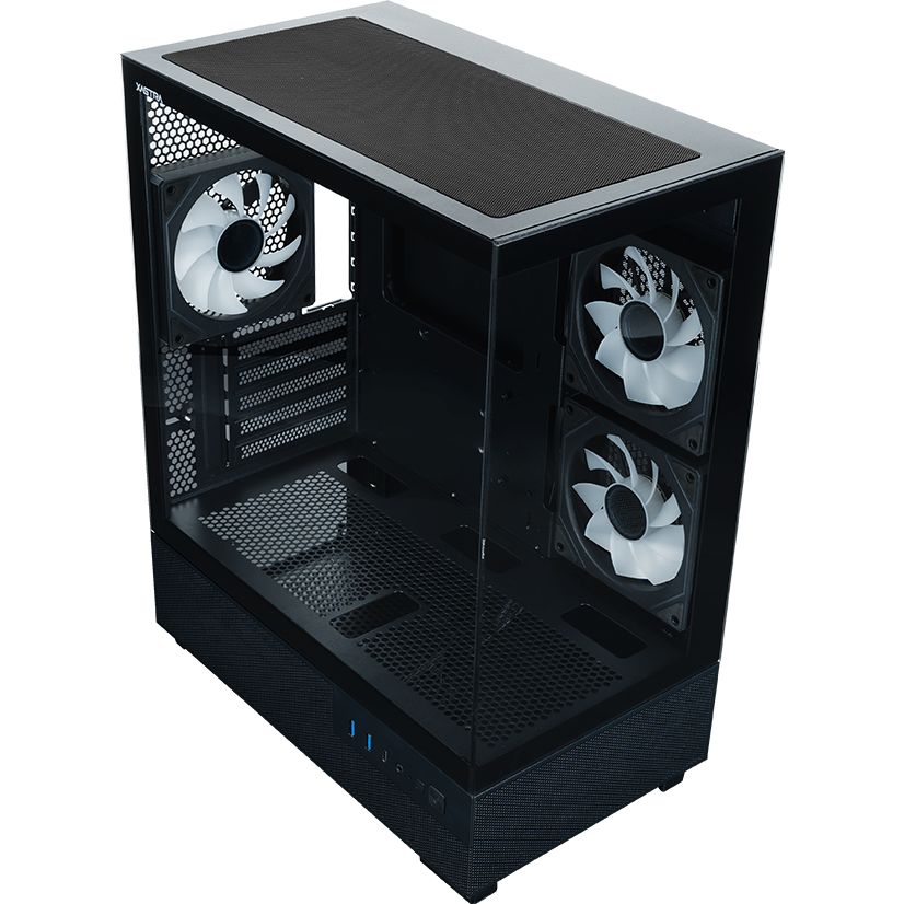 Корпус XASTRA Q400M 3ARGB-C6-UC Black - Q400M-3FM12A-C6-UC - фото 6