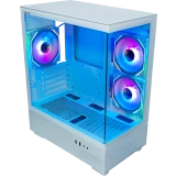 Корпус XASTRA Q400M 3ARGB-C6-UC White (Q400M-3FM12A-C6-UC-WH)