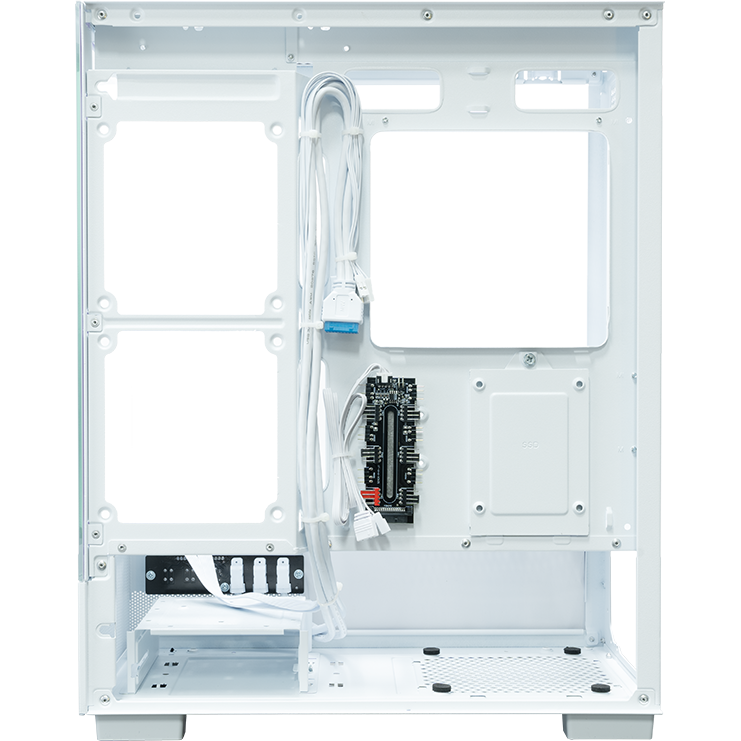 Корпус XASTRA Q400M 3ARGB-C6-UC White - Q400M-3FM12A-C6-UC-WH - фото 8