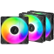 Вентилятор для корпуса Arctic P14 Pro Reverse A-RGB Black (3 шт.) - ACFAN00327A