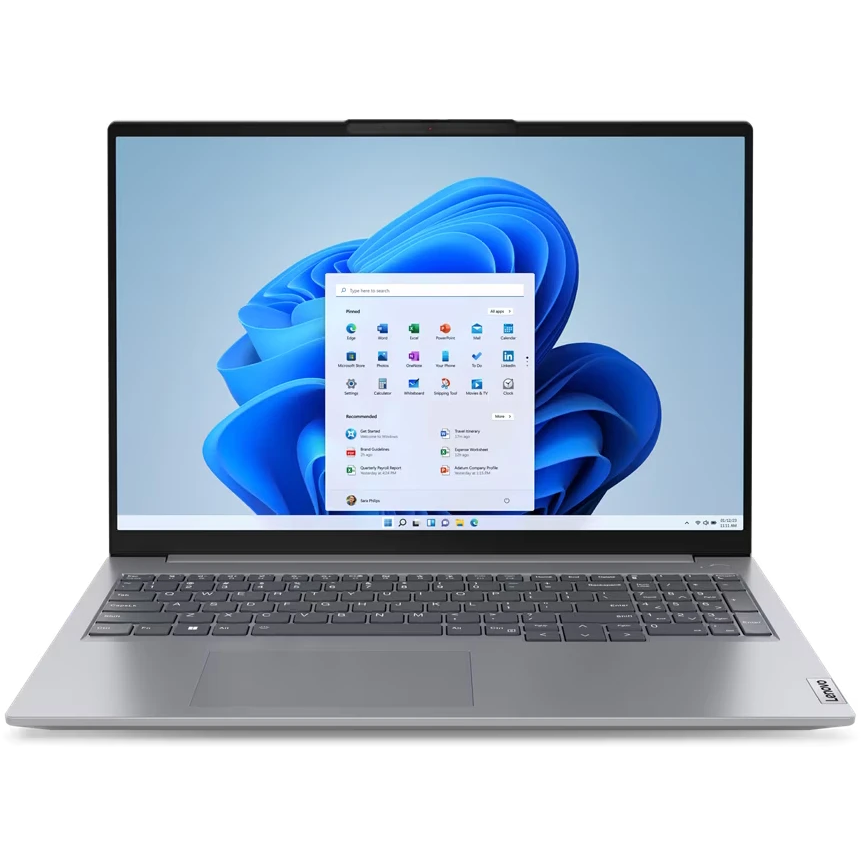 ..... Ноутбук Lenovo ThinkBook 16 G6 (21KH001VRU) (y49g) Б/У незначит. засветы, след клав. на экране