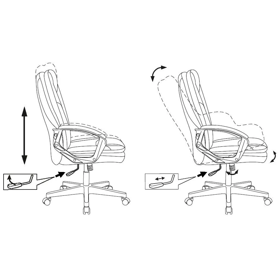 Офисное кресло Бюрократ CH-868N/GREY - фото 5