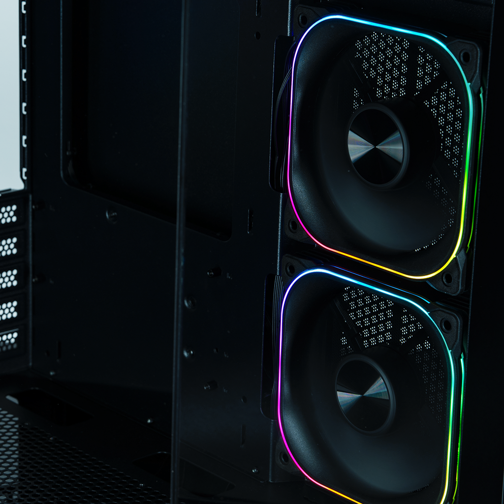 Корпус XASTRA Q400M 3ARGB-FG-C6-UC Black - Q400M-3FG12A-C6-UC - фото 10