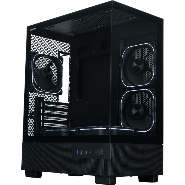 Корпус XASTRA Q400M 5ARGB-FG-C6-UC Black - Q400M-5FG12A-C6-UC - фото 2