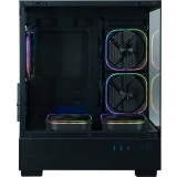 Корпус XASTRA Q400M 5ARGB-FG-C6-UC Black (Q400M-5FG12A-C6-UC)