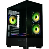 Корпус XASTRA Q400M 5ARGB-C6-UC Black (Q400M-5FM12A-C6-UC)