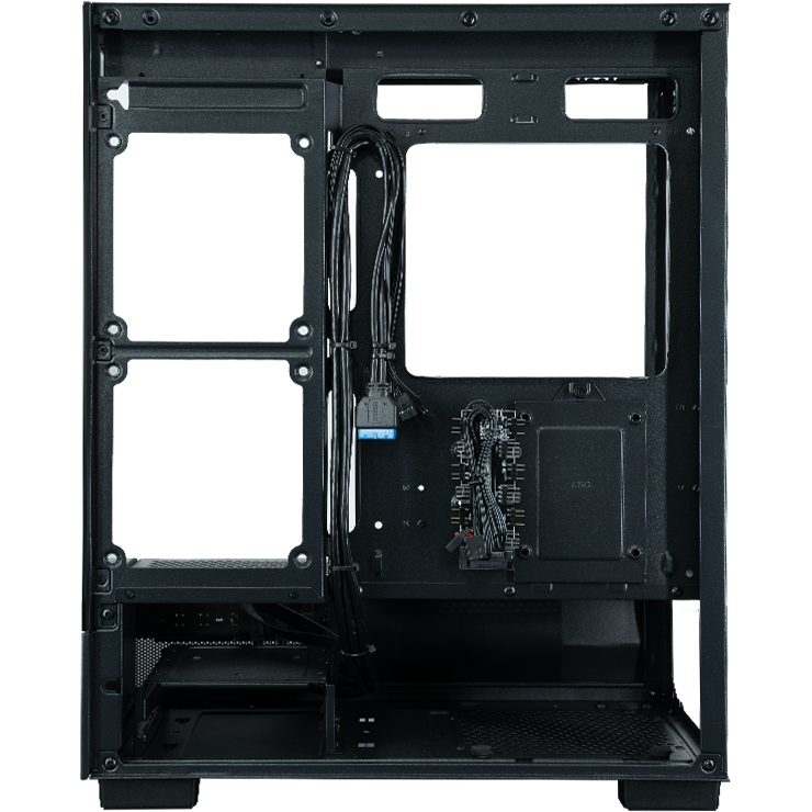 Корпус XASTRA Q400M 5ARGB-C6-UC Black - Q400M-5FM12A-C6-UC - фото 10