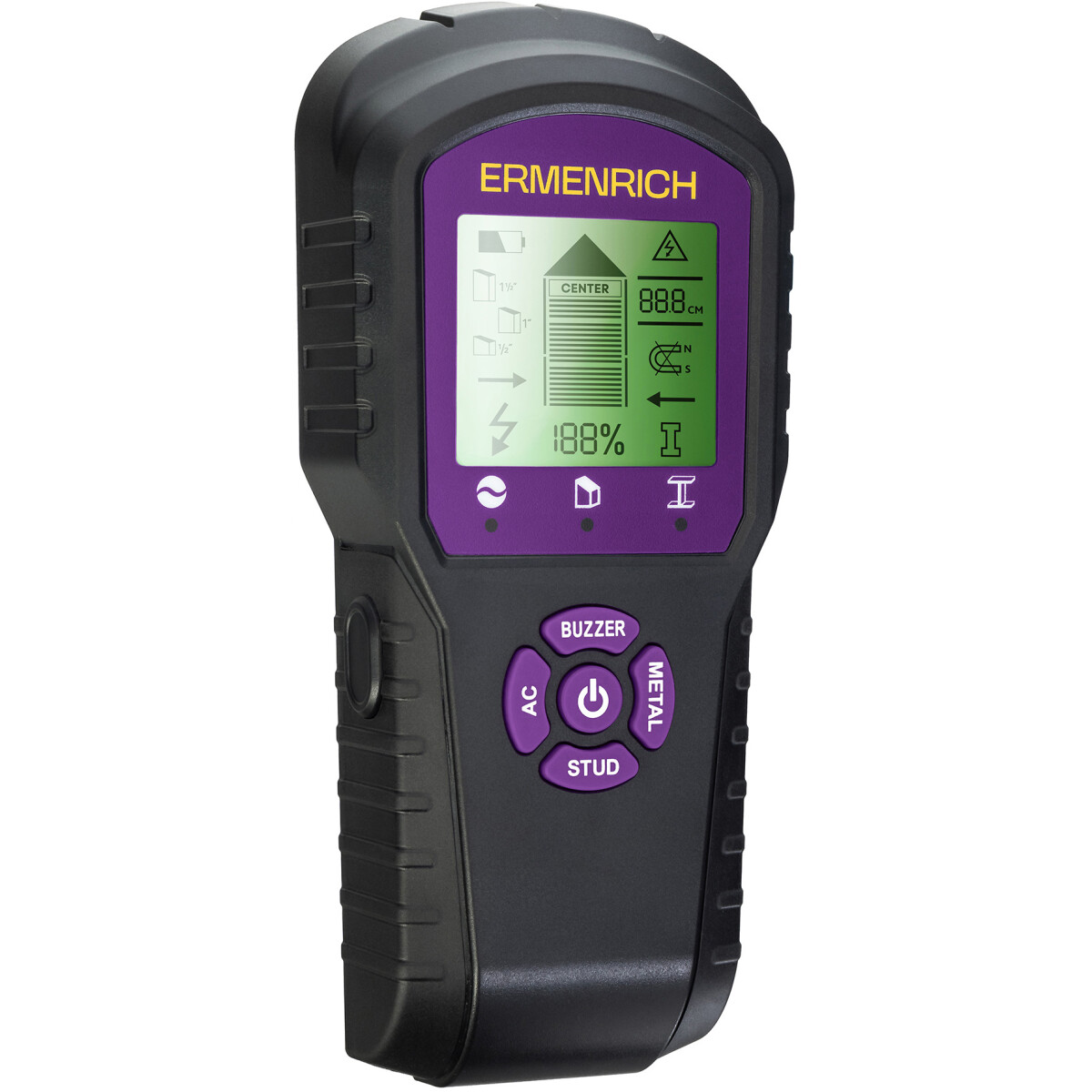 Детектор проводки ERMENRICH Ping SM60 Violet - 83836