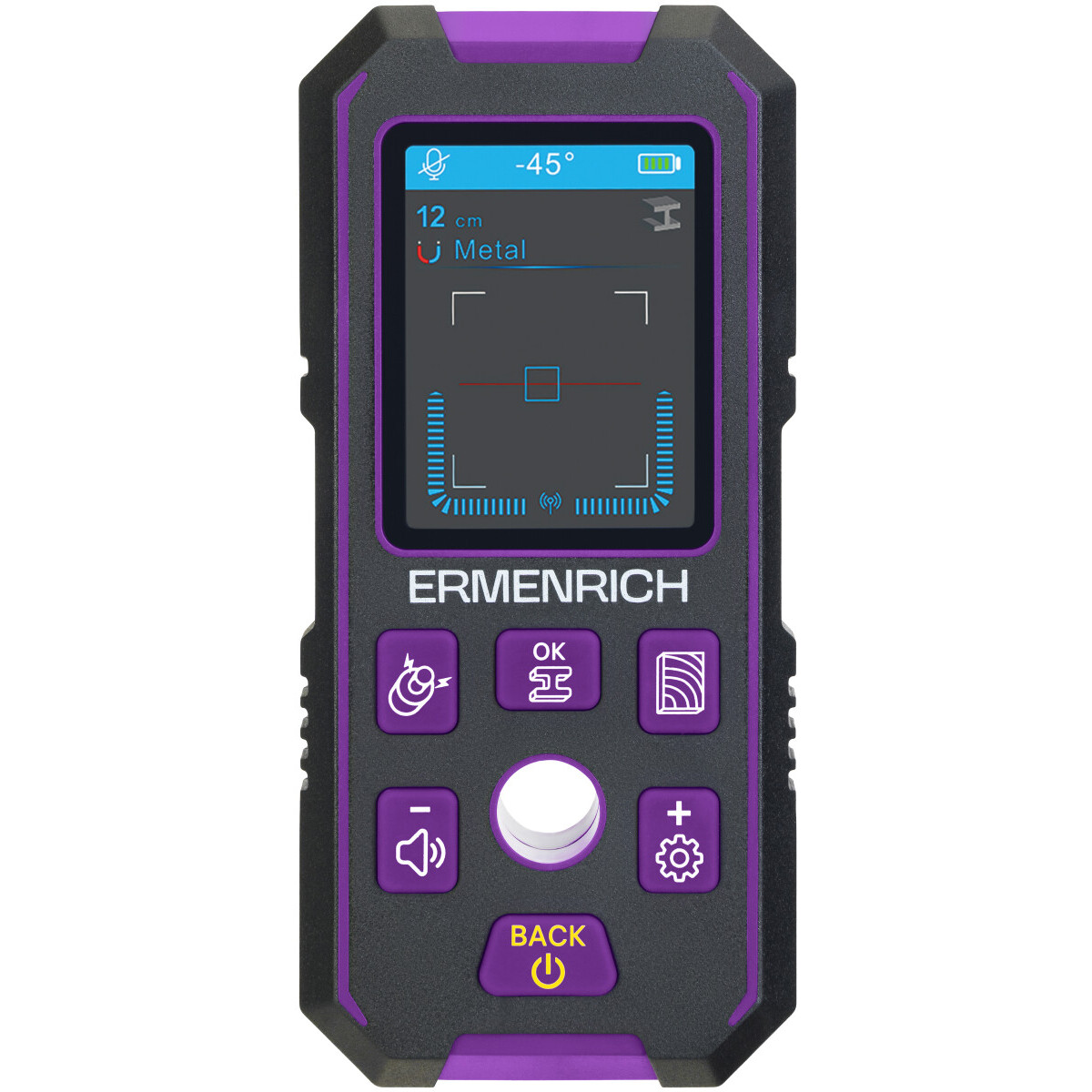Детектор проводки ERMENRICH Ping SM70 - 83841