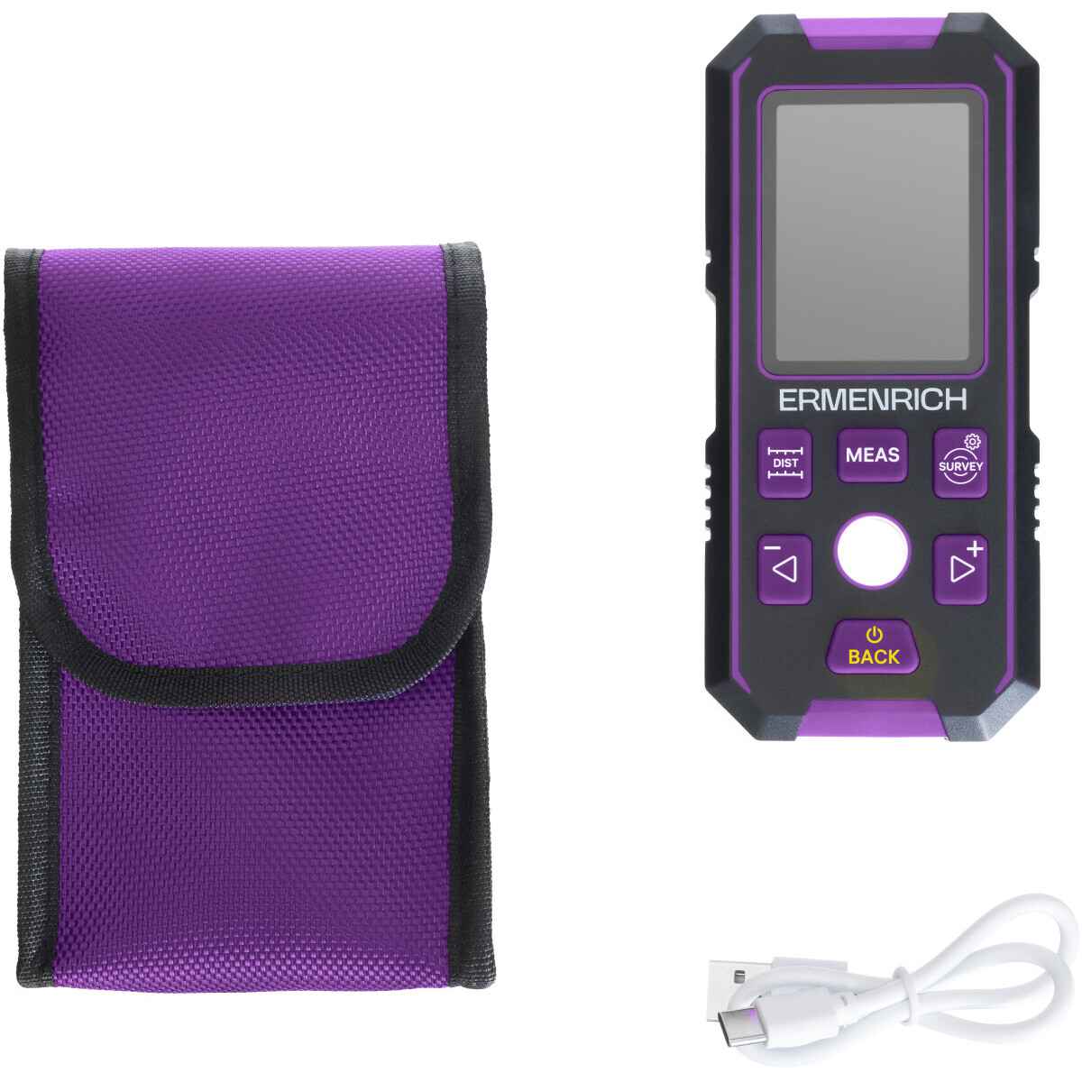 Детектор проводки ERMENRICH Ping SM90 Violet - 83842 - фото 8