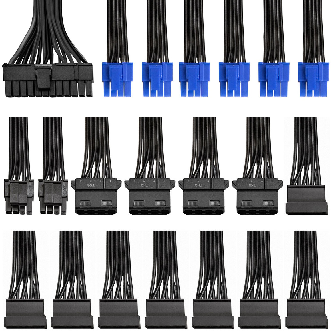 Блок питания 1000W ExeGate 1000PPH-OEM (EX292157RUS-OEM) - фото 4