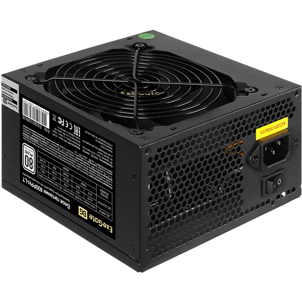 Блок питания 800W ExeGate 800PPH-LT-OEM (EX292152RUS-OEM-S) - фото 2