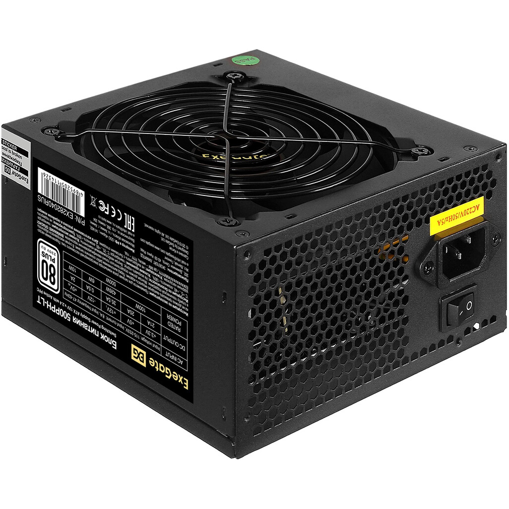 Блок питания 500W ExeGate 500PPH-LT-S OEM - EX282040RUS-S