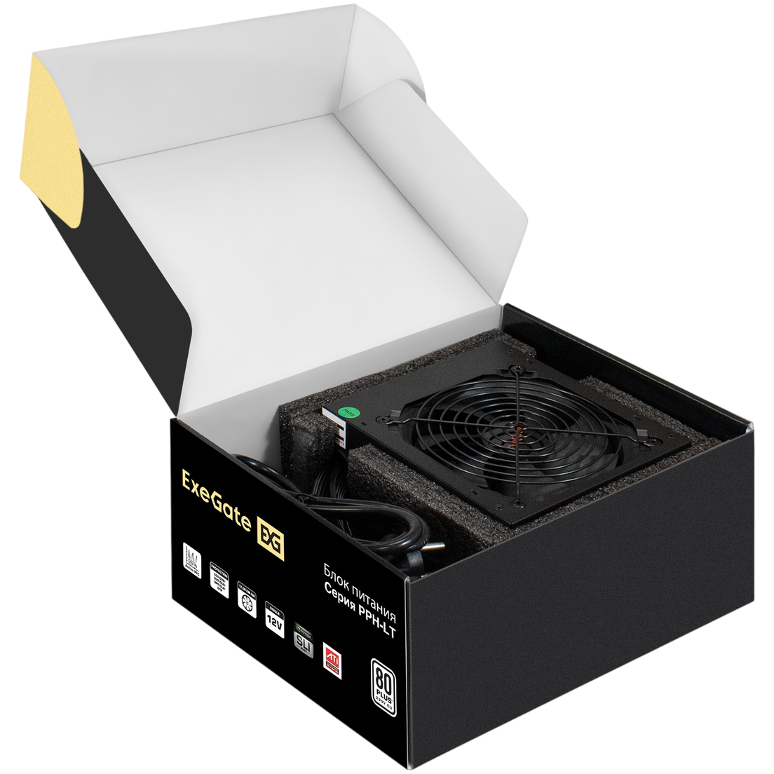 Блок питания 800W ExeGate 800PPH-LT (EX292152RUS) - фото 7