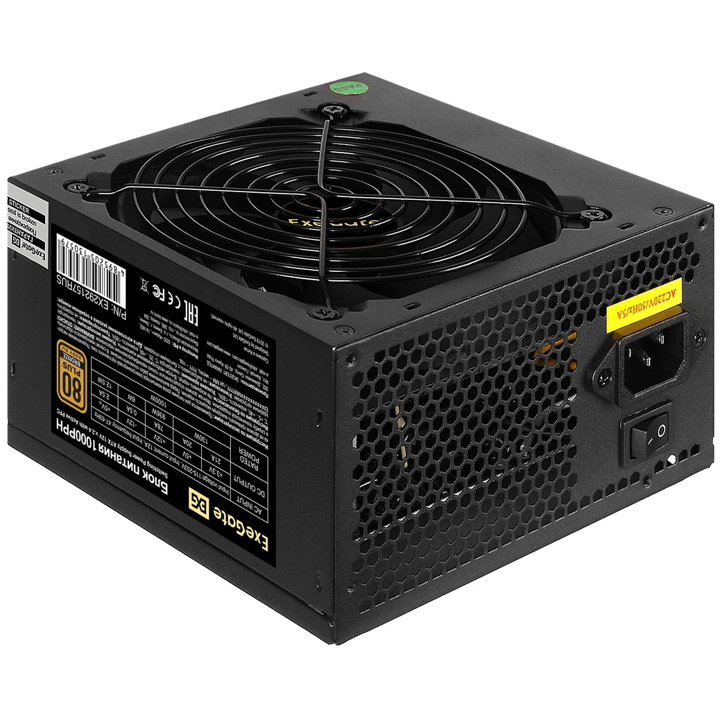 Блок питания 1000W ExeGate 1000PPH (EX292157RUS) - фото 2
