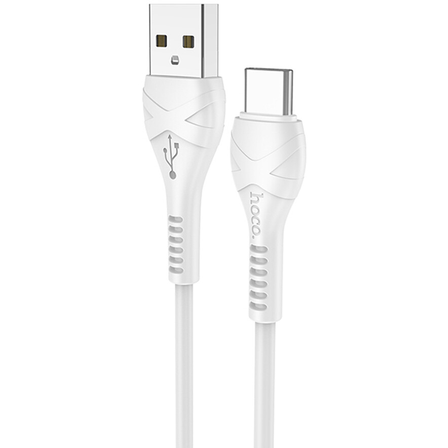 Кабель USB - USB Type-C, 0.5м, HOCO X37 White