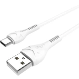 Кабель USB - USB Type-C, 0.5м, HOCO X37 White (HC-12364)