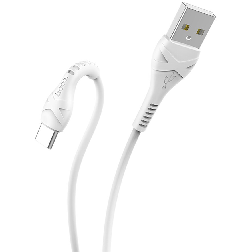 Кабель USB - USB Type-C, 0.5м, HOCO X37 White - HC-12364 - фото 3