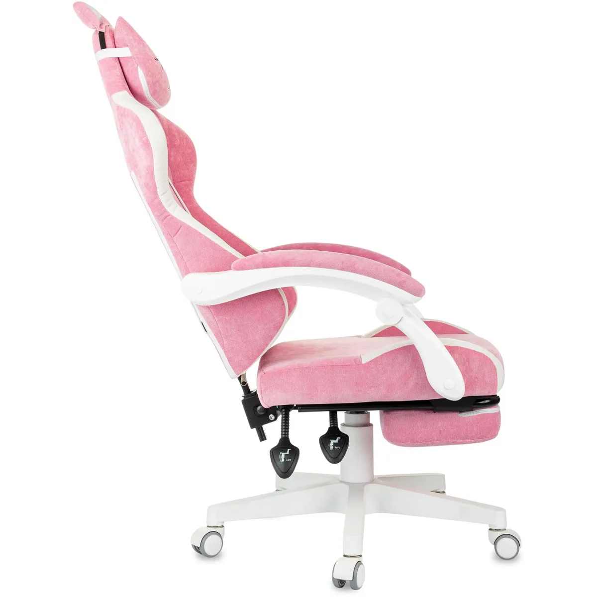 Игровое кресло Бюрократ Knight Kitty/F Pink/White - KNIGHT KITTY/F W PNK - фото 3