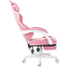 Игровое кресло Бюрократ Knight Kitty/F Pink/White - KNIGHT KITTY/F W PNK - фото 3