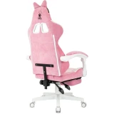 Игровое кресло Бюрократ Knight Kitty/F Pink/White (KNIGHT KITTY/F W PNK)