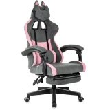 Игровое кресло Бюрократ Knight Kitty/F Grey/Pink (KNIGHT KITTY/F GREY)
