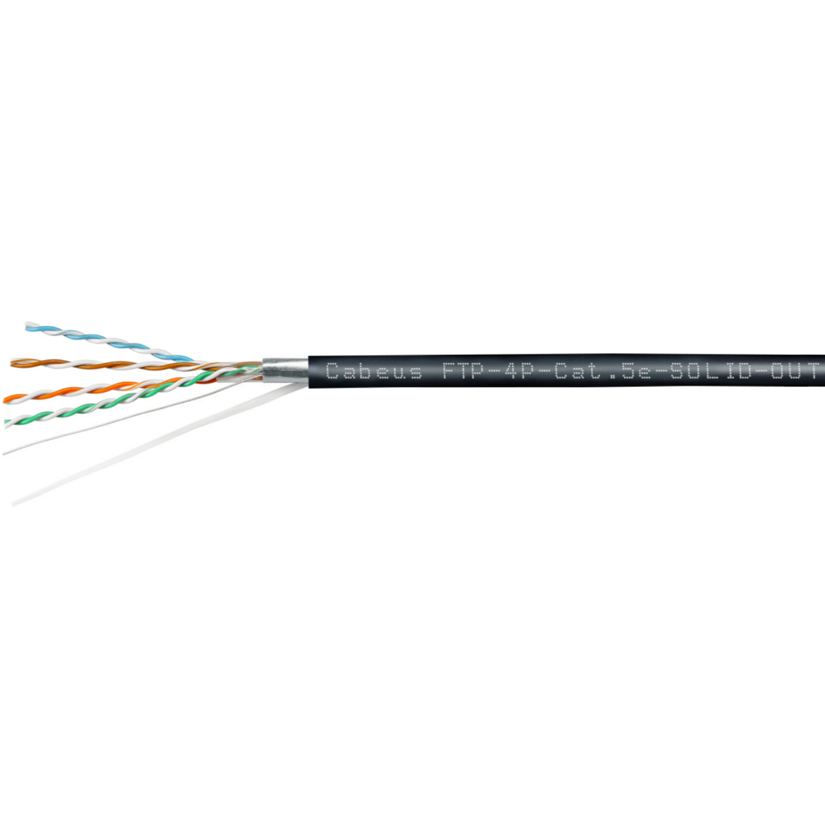 Бухта Cabeus FTP-4P-Cat.5e-SOLID-OUT-PE-UV-25, 25м