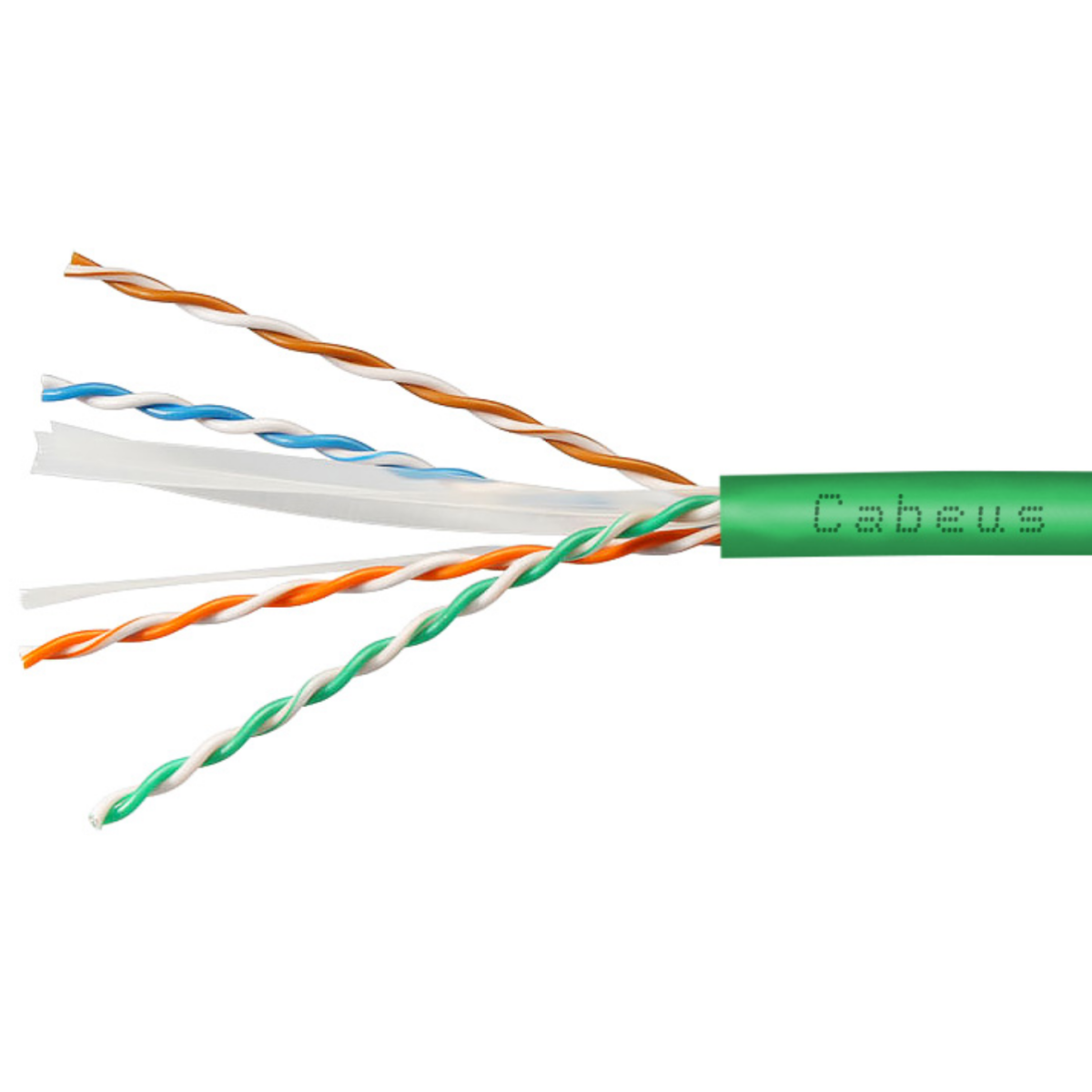 Бухта Cabeus FTP-4P-Cat.6-SOLID-LSLTx-GN-50, 50м