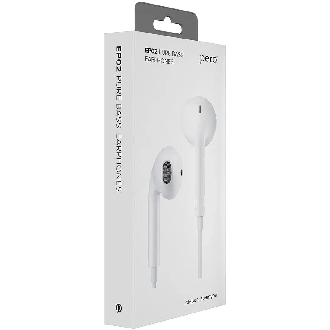 Гарнитура PERO EP02 White - EP02WH - фото 4