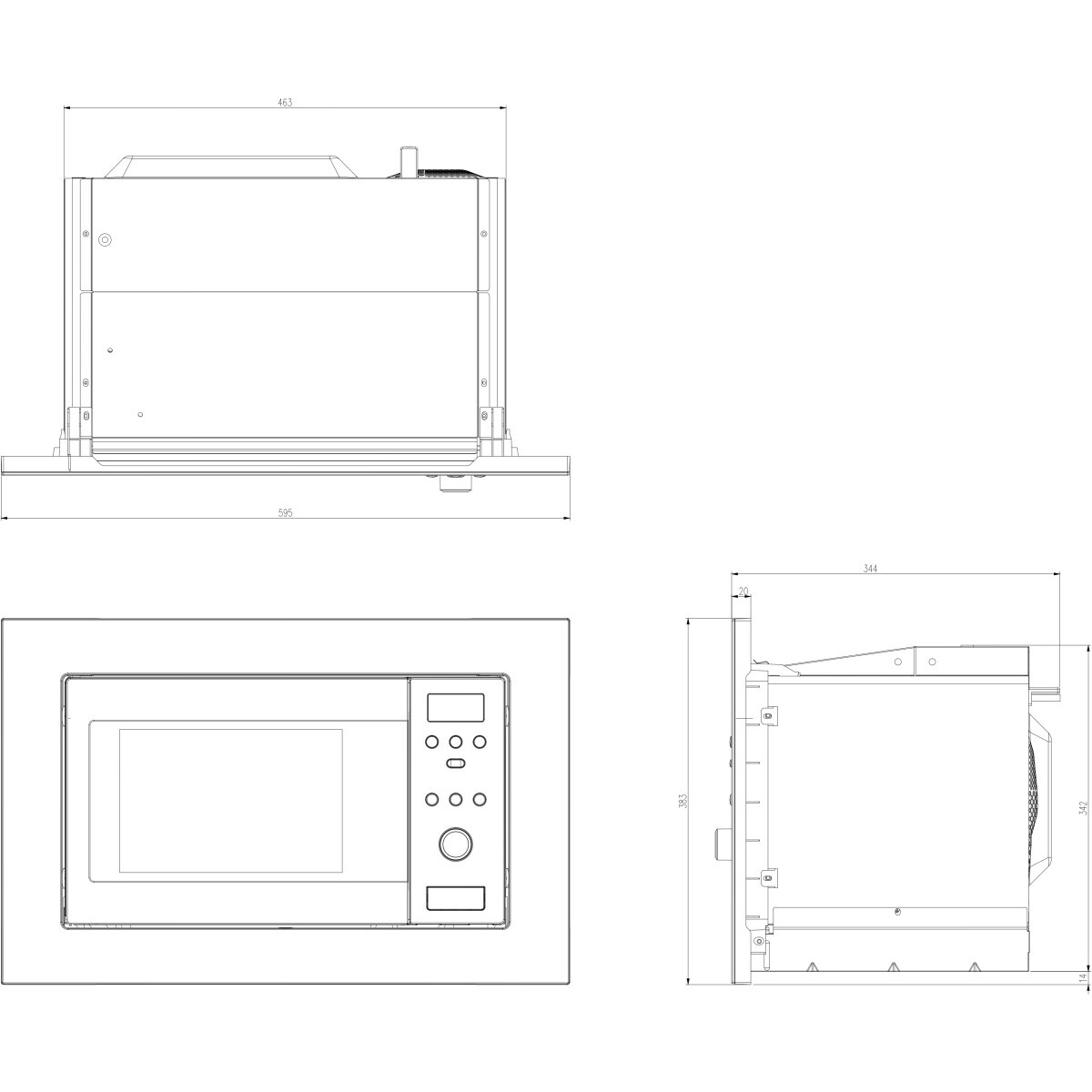 Встраиваемая микроволновая печь Oasis MW-RMW - фото 8