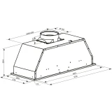 Вытяжка Oasis UNC-50B (FR)