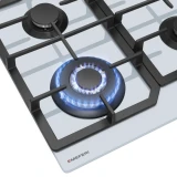 Газовая варочная панель MEFERI MGH604WH GLASS COMFORT