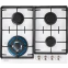 Газовая варочная панель NORDFROST HM 6042 W