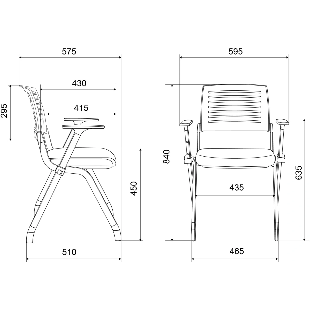Офисный стул Бюрократ X-Click Black - X-CLICK/BLACK - фото 14