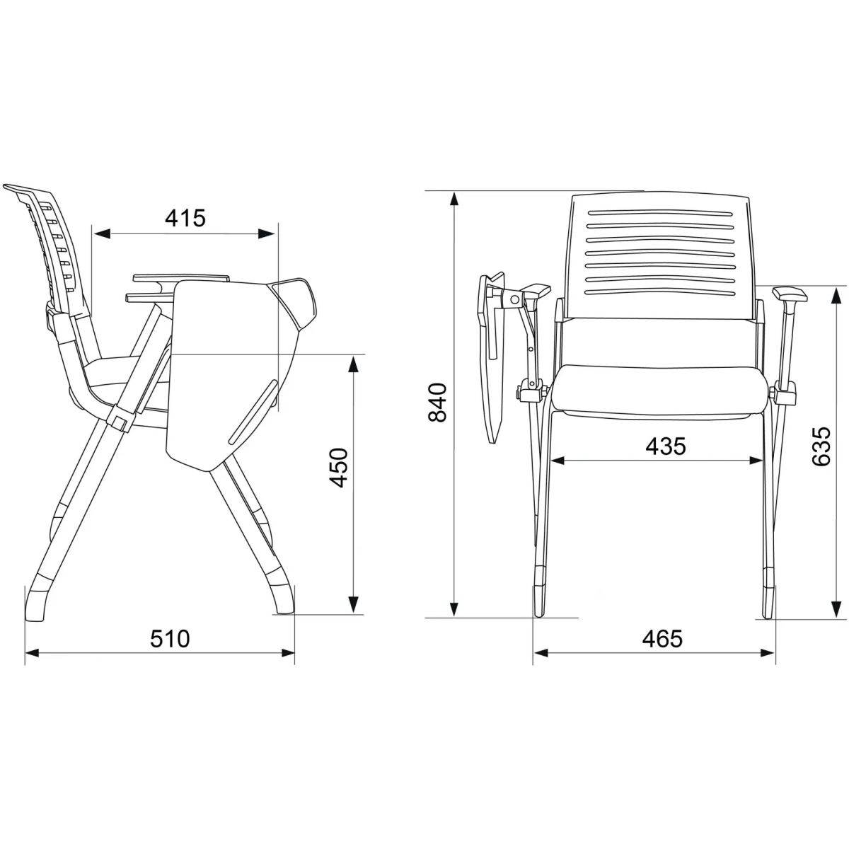 Офисный стул Бюрократ X-Click-PP Black - X-CLICK-PP/BLACK - фото 16