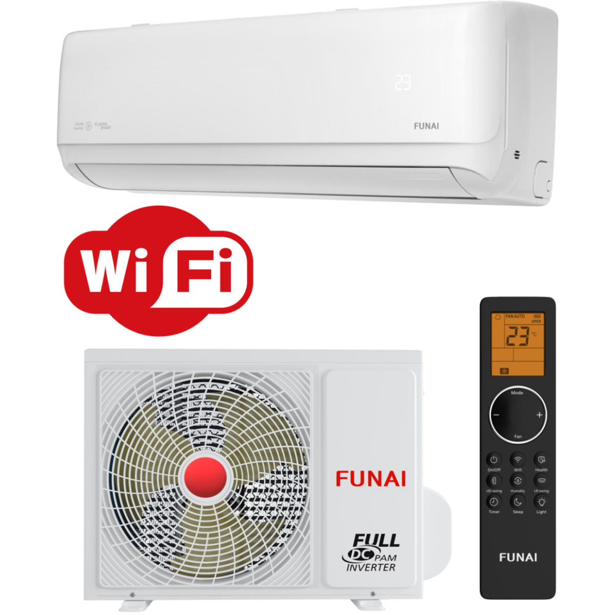 Сплит-система FUNAI RAC-I-DA30HP.D01 - фото 3