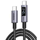 Кабель USB Type-C - USB Type-C, 3м, UGREEN L530 Space Gray (65868)