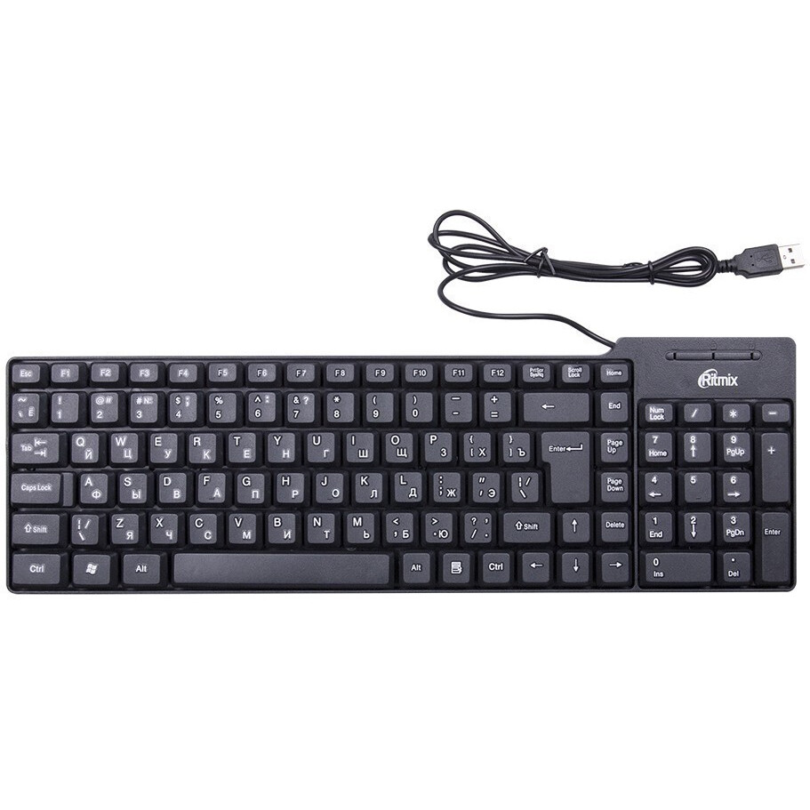 Клавиатура + мышь Ritmix RKC-010 Black - фото 3