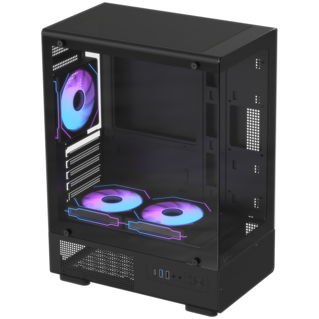 Корпус Formula Crystal Z1CM V2 Black - CRYSTAL Z1CM BLACK V2 - фото 2